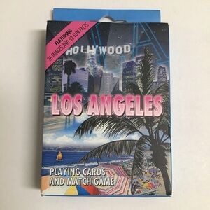 Los Angeles CA Playing Cards NEW SEALED 2014 City Scenes With 52 Fun Facts Retro